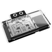 Alphacool Core RX 9070 Aorus Elite GPU water block, ARGB, with backplate - acrylic