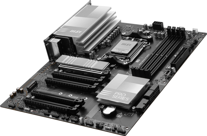 MSI PRO B840-P WiFi Mainboard, Sockel AM5, AMD B840, ATX, DDR5 image number 2
