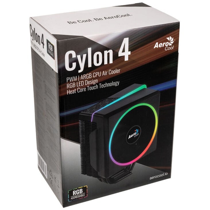 Aerocool Cylon 4 CPU-Kühler, ARGB - 120mm image number 8