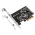 Silverstone SST-ECU02-E USB adapter card, PCIe 3.0, 1x USB-C 3.1 internal - Low Profile image number null