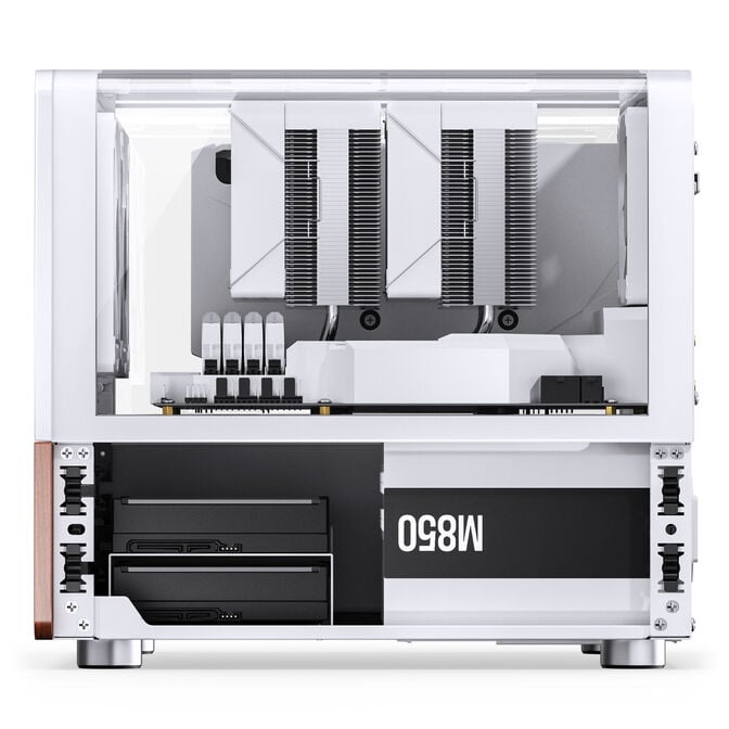Jonsbo V12 PC Case, Mini Tower, Micro-ATX - White image number 14