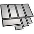 Demciflex dust filter set for Lian Li PC-O11 Air - black/black image number null