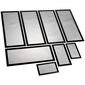 Demciflex dust filter set for Lian Li PC-O11 Air - black/black