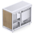 Jonsbo D33 Wood PC-Geh&auml;use, Mini-Geh&auml;use, mATX, Tempered Glass - wei&szlig;, Holz image number null