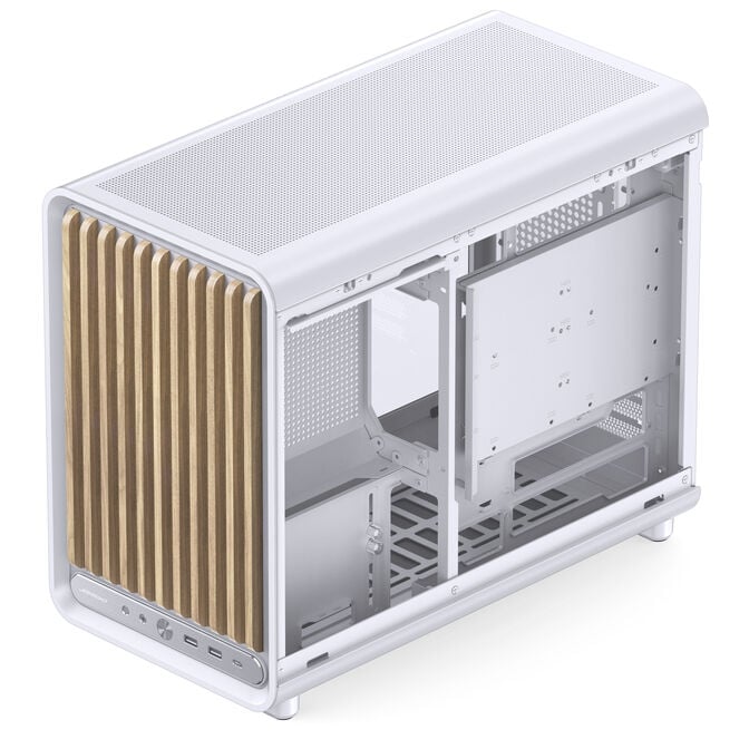 Jonsbo D33 Wood PC-Geh&auml;use, Mini-Geh&auml;use, mATX, Tempered Glass - wei&szlig;, Holz image number 10