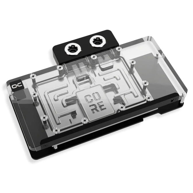 Alphacool Core RX 9070 Hellhound/Reaper/Pulse/Pure GPU Wasserblock, ARGB, mit Backplate - Acryl image number 0
