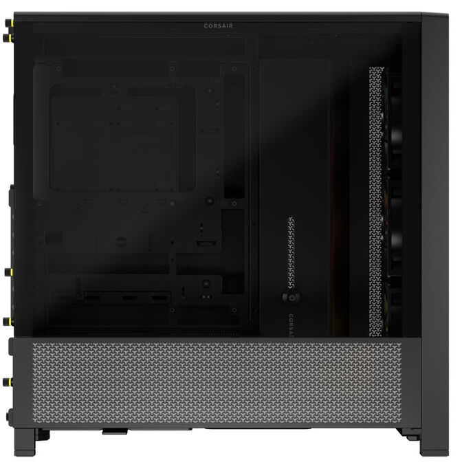 Corsair Frame 4000D RS ARGB PC case, Mid Tower, E-ATX, RGB, Tempered Glass - black image number 3