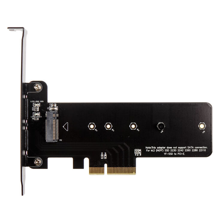 Akasa M.2 X4 PCI-E Adapter Karte - schwarzes PCB image number 1
