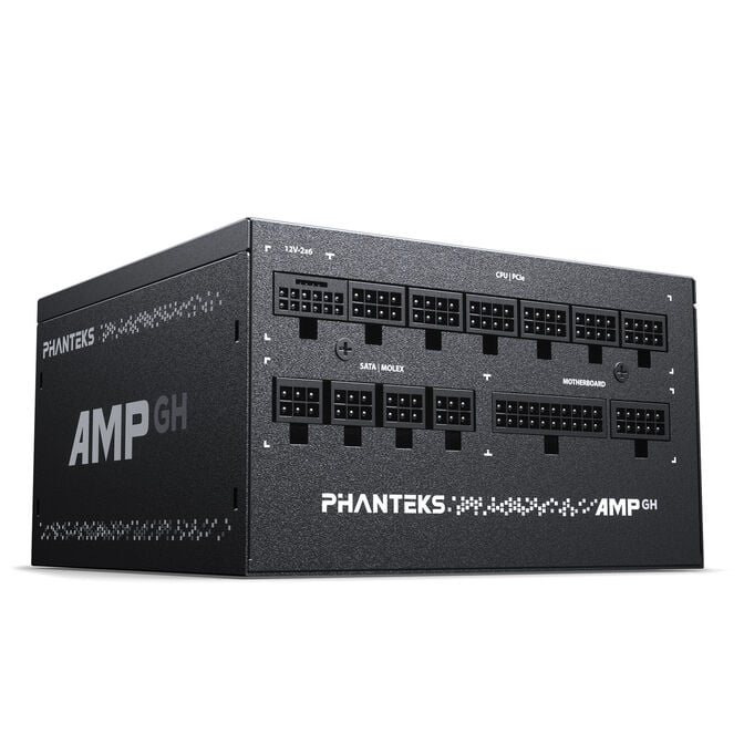 Phanteks AMP GH 1200W 80 PLUS Platinum Netzteil, PCIe 5.1, ATX 3.1 - 1.200 Watt, schwarz image number 3