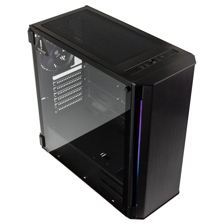 Kolink Refine RGB Midi-Tower, Tempered Glass - schwarz image number 1