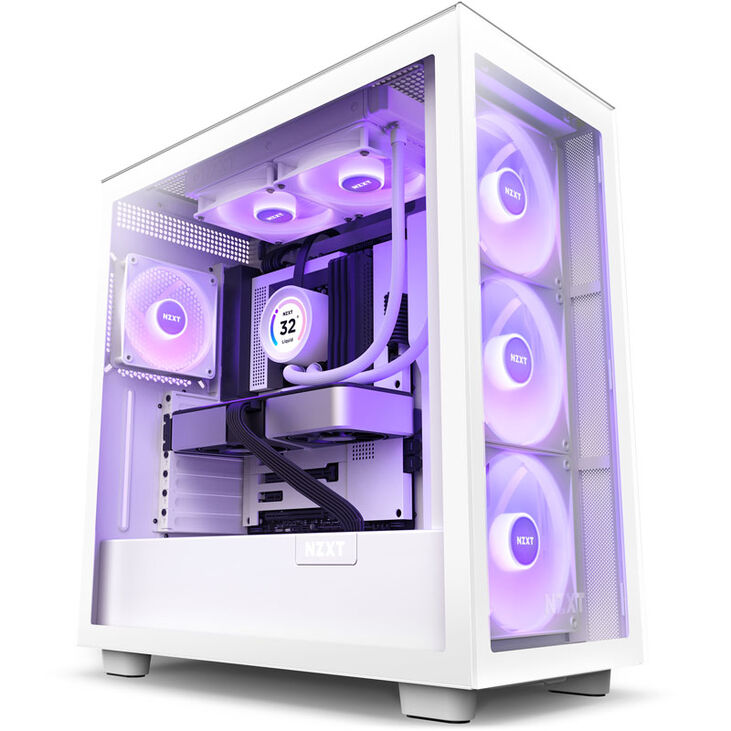 NZXT Kraken Elite RGB AIO Cooler - 240mm, white image number 5