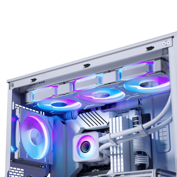 Phanteks GLACIER ONE 360D30 X2 DRGB AiO Water Cooling - 360mm, white image number 3
