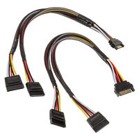 Akasa SATA Strom-Y-Kabel - 30cm, 2er Pack