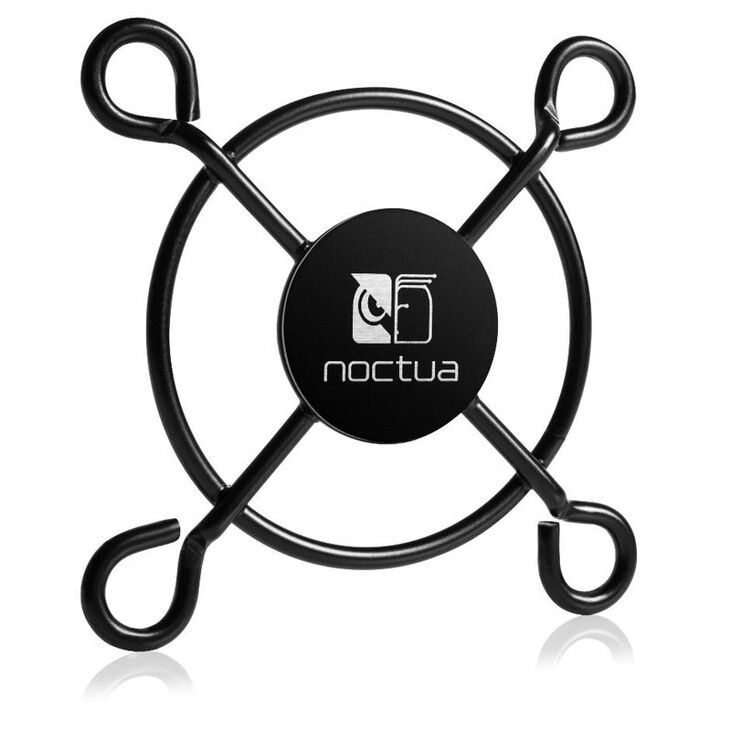 Noctua NA-FG1-4 Sx2 Fan Grill, 40 mm - black image number 1
