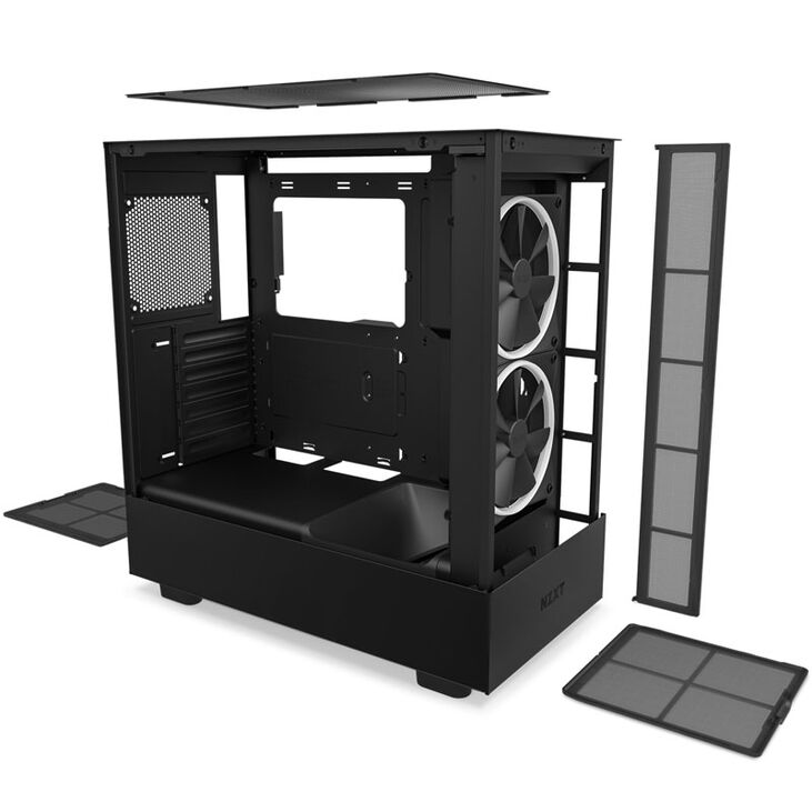 NZXT H5 Elite RGB Midi-Tower - schwarz image number 4