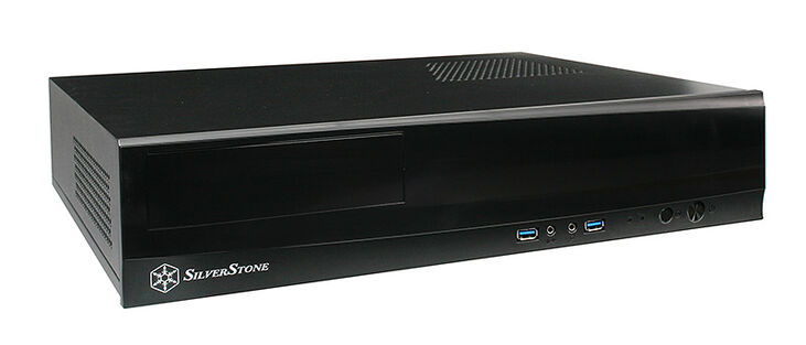 SilverStone SST-ML03B Milo HTPC Gehäuse - schwarz image number 0