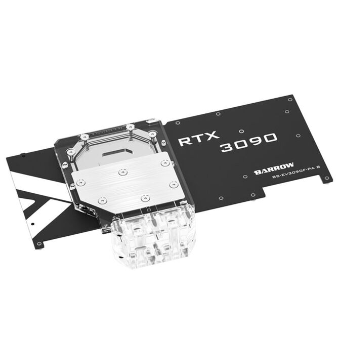 Barrow Aktive Backplate RTX 3080/90 FTW3 RGB - Acryl image number 0