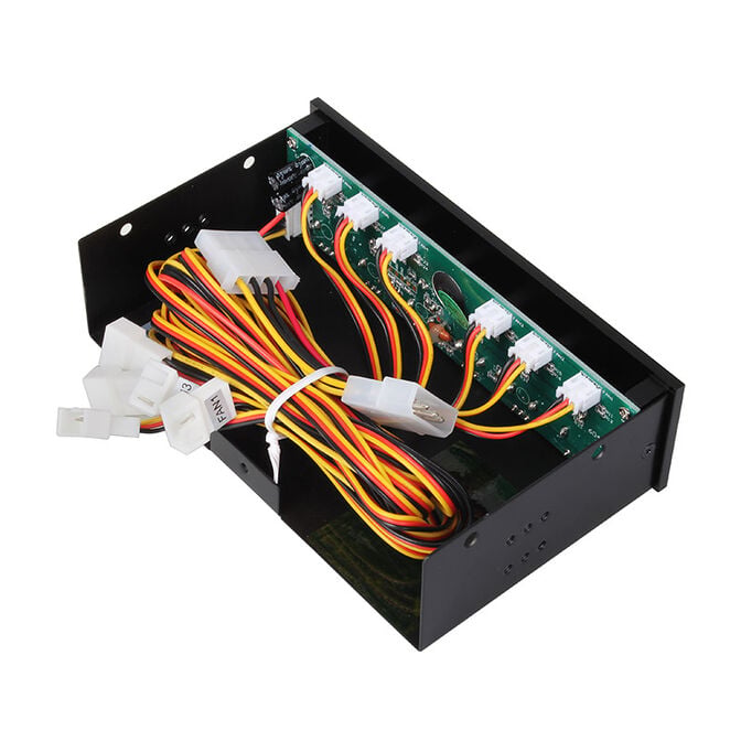 Akasa 5,25 Zoll FC.Six Fan-Controller - schwarz image number 2