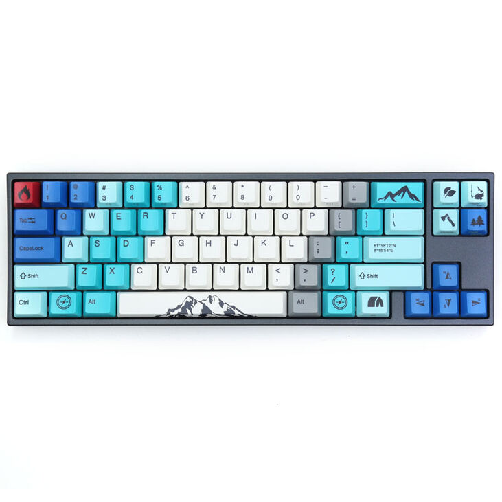 Varmilo VEA87 Summit R1 TKL Gaming Tastatur, MX-Silent-Red, weiße LED - US Layout image number 2