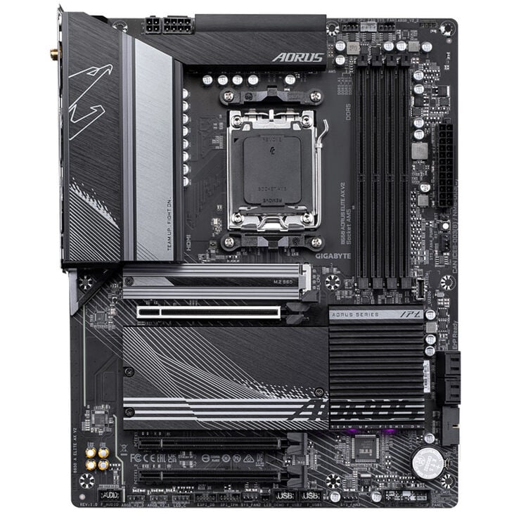 GIGABYTE B650 Aorus Elite AX V2, AMD B650 Mainboard - Sockel AM5, DDR5 image number 2