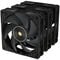 ASUS ProArt PF120 PWM Geh&auml;usel&uuml;fter, 3.000 U/min, 28 mm - 3er-Pack, schwarz