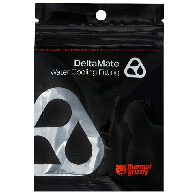 Thermal Grizzly DeltaMate Quick Disconnect Male - M, Matt Nickel image number 2