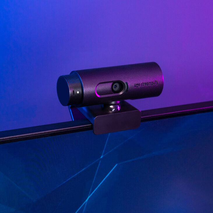 Streamplify CAM Streaming Webcam, Full HD, 60 FPS - schwarz image number 2