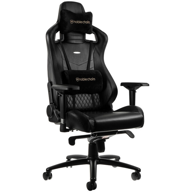 noblechairs EPIC Real Leather Gaming Chair - black image number 8