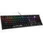 Ducky One 2 Backlit PBT Gaming Keyboard, MX-Speed-Silver, RGB LED - black