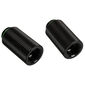 Bitspower Touchaqua Adapter straight G1/4 inch male to G1/4 inch female - 2 pack, 30mm, black