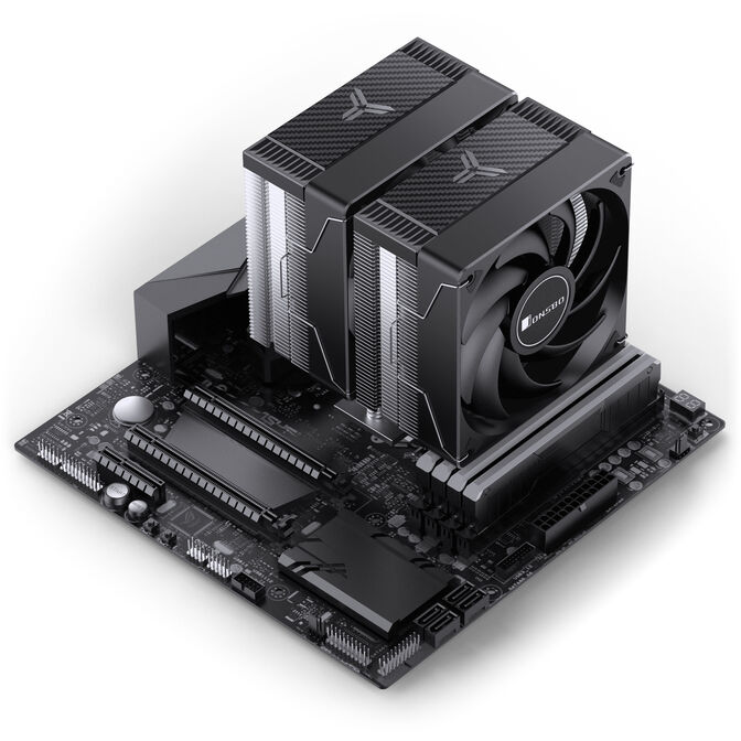 Jonsbo CR-3000E CPU-K&uuml;hler, Dual-Tower, 260W TDP - schwarz, 120mm image number 10