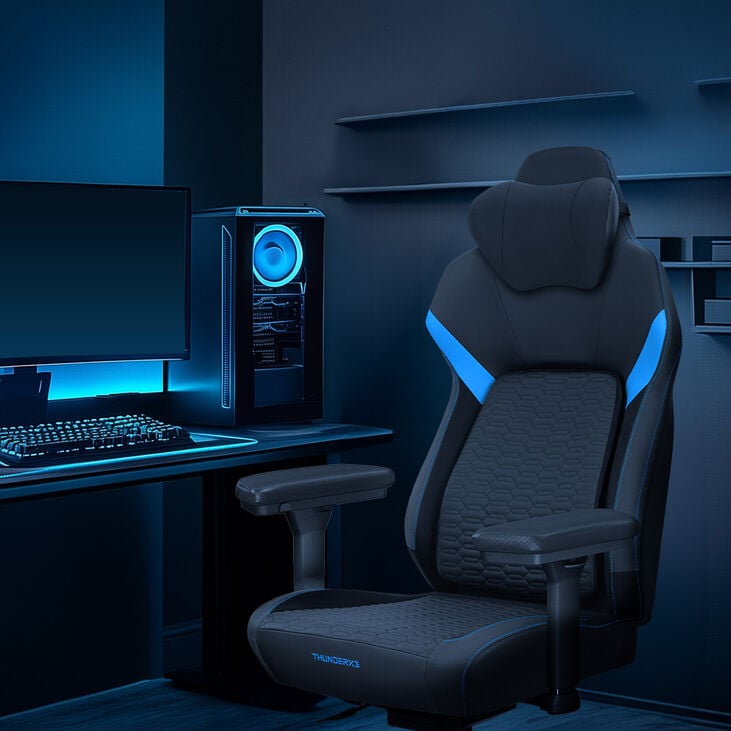 ThunderX3 CORE Smart Ergonomischer Gaming Stuhl - Racer Blau image number 7