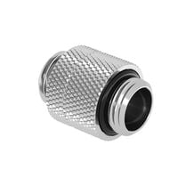 Barrow Adapter straight G1/4 inch female to G1/4 inch female, 14mm, rotatable - silver