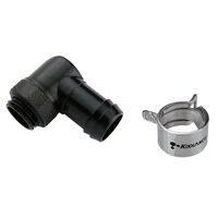 Koolance Winkel-Fitting, f&uuml;r 13mm Innendurchmesser - schwarz