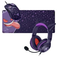 Razer Gaming Bundle - Kraken Kitty V2 Headset, Gigantus V2 Mauspad & Cobra Gaming Maus - Pok&eacute;mon Gengar Edition
