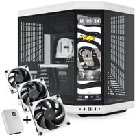 Hyte Y70 Mid Tower Touch Infinite - Panda + FP12 3-Pack & NP50