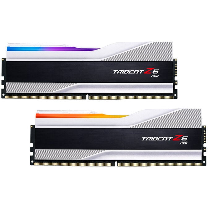 G.Skill Trident Z5 RGB DDR5-6000 RAM, CL30, XMP - 64 GB Dual-Kit, silber image number 3