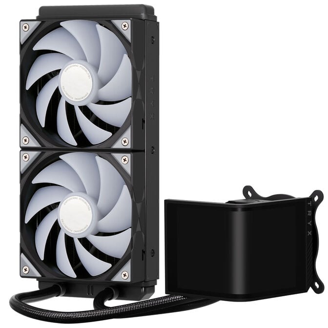 Jonsbo D32 STD PC-Geh&auml;use + TRYX PANORAMA SE Komplett-Wasserk&uuml;hlung, ARGB - 240mm, schwarz image number 4