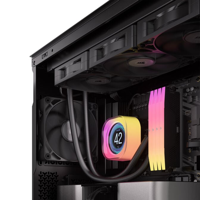 Corsair iCUE LINK RX120 MAX Series, PWM L&uuml;fter - 120mm, schwarz image number 14