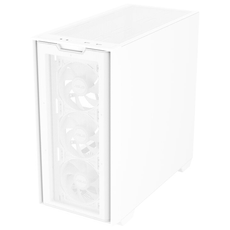 ASUS A21 PLUS PC-Gehäuse, Mini-Tower, Micro-ATX, RGB, Tempered Glass - weiß image number 3