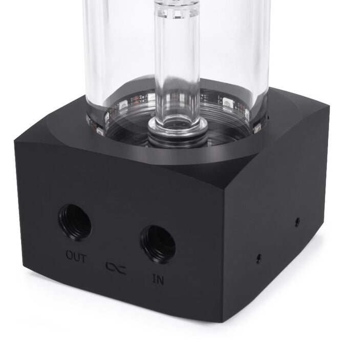 Alphacool Core 200 Aurora ARGB Ausgleichbeh&auml;lter, Acryl - schwarz image number 5