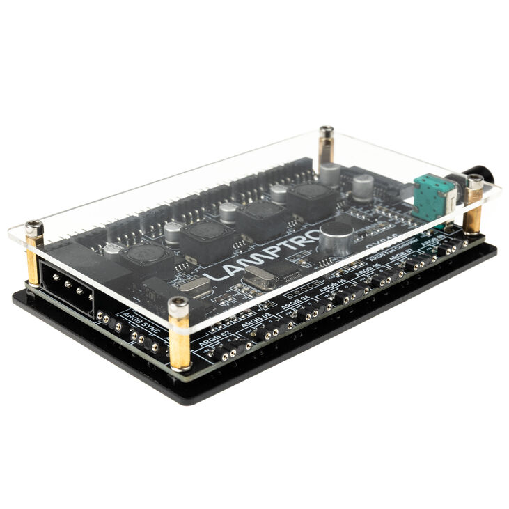Lamptron CY816 controller for fans and ARGB - black image number 1