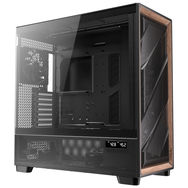 Antec Flux Pro PC case, full tower, E-ATX, tempered glass – black image number 2