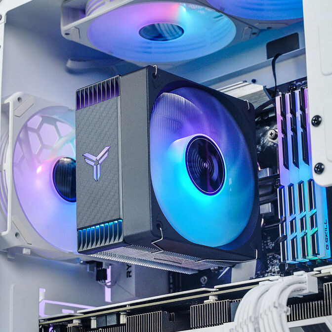 Jonsbo CR-1000 EVO ARGB CPU Cooler, 120mm - black image number 7