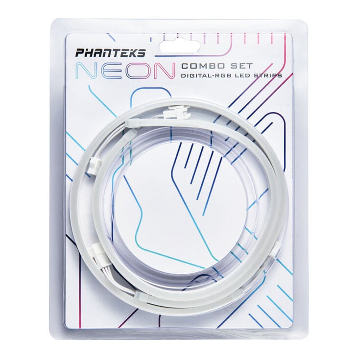 PHANTEKS Neon Digital RGB LED-Strip, Combo-Set, 40 cm (2 Stück) - weiß image number 0