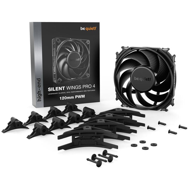 be quiet! Silent Wings 4 Pro PWM Fan - 120mm, black image number 5
