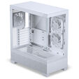 Phanteks XT View Matrix PC-Geh&auml;use, Midi-Tower, E-ATX, Tempered Glass, Matrix LED - wei&szlig; image number null