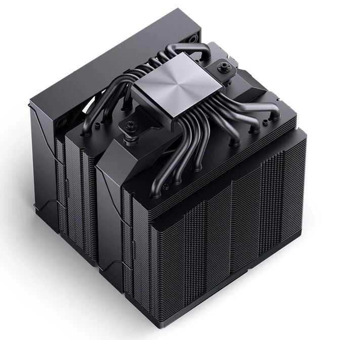 Jonsbo CC90 CPU Cooler, Dual Tower, 130mm PWM Fan, Segment Display - Black image number 6