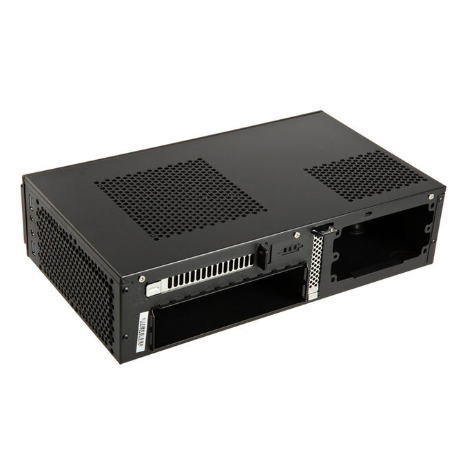SilverStone SST-ML06B Milo HTPC Geh&auml;use - schwarz image number 2