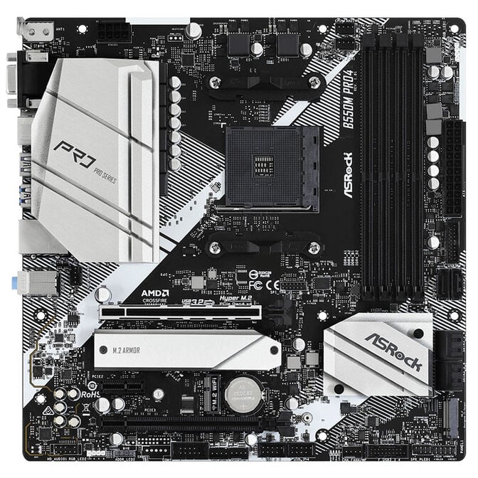 ASRock B550M Pro4, AMD B550 Mainboard - Sockel AM4 image number 2